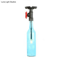 GobekUsa Rustic Single Light Semi Flushmount with Glass Shade - Bottle Design