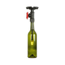 GobekUsa Rustic Single Light Semi Flushmount with Glass Shade - Bottle Design