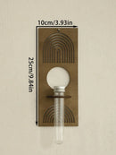 GobekUsa Rustic Wood Wall Vase for Greenery