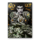GobekUsa "Scarface Tony Montana Canvas Wall Art Print"