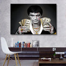 GobekUsa "Scarface Tony Montana Canvas Wall Art Print"