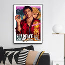 GobekUsa "Scarface Tony Montana Canvas Wall Art Print"