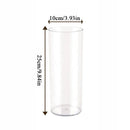 GobekUsa Shatterproof Clear Acrylic Cylinder Vase
