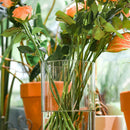 GobekUsa Shatterproof Clear Acrylic Cylinder Vase