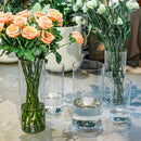 GobekUsa Shatterproof Clear Acrylic Cylinder Vase