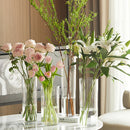 GobekUsa Shatterproof Clear Acrylic Cylinder Vase
