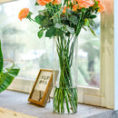 GobekUsa Shatterproof Clear Acrylic Cylinder Vase