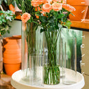 GobekUsa Shatterproof Clear Acrylic Cylinder Vase