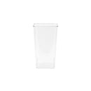 Modern shatterproof clear acrylic cylinder vase dining room decor