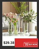 GobekUsa Shatterproof Clear Acrylic Flower Vase