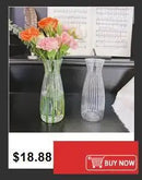 GobekUsa Shatterproof Clear Acrylic Flower Vase