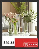 Ribbed shatterproof clear acrylic flower vase for dining room by Decorbites