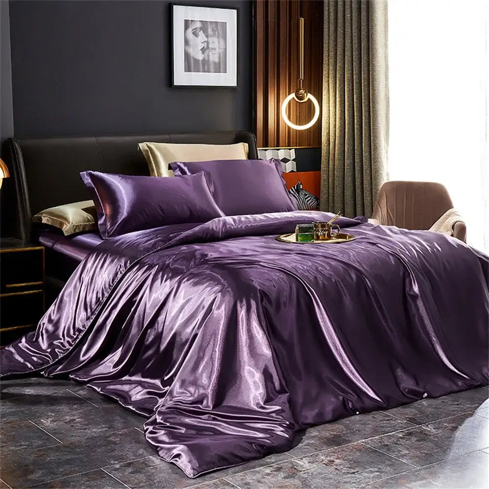 GobekUsa Silk Bedding Set - Luxury Satin Sheets, photo 22 of 28