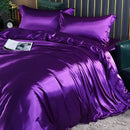 GobekUsa Silk Bedding Set - Luxury Solid Color King/Queen/Twin