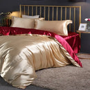 GobekUsa Silk Bedding Set - Luxury Solid Color King/Queen/Twin