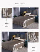 GobekUsa Silk Bedding Set - Luxury Solid Color King/Queen/Twin