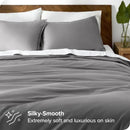 GobekUsa Silky Cooling Duvet Cover Set, 3pcs Full/Queen/King