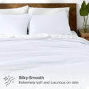 GobekUsa Silky Cooling Duvet Cover Set, 3pcs Full/Queen/King
