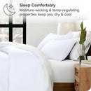 GobekUsa Silky Cooling Duvet Cover Set, 3pcs Full/Queen/King
