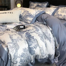 GobekUsa Silky Eucalyptus Fiber Bedding Set - Forest Leopard