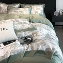 GobekUsa Silky Eucalyptus Fiber Bedding Set - Forest Leopard