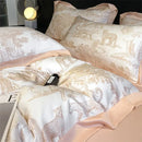 GobekUsa Silky Eucalyptus Fiber Bedding Set - Forest Leopard