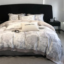 GobekUsa Silky Eucalyptus Fiber Bedding Set - Forest Leopard