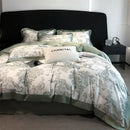GobekUsa Silky Eucalyptus Fiber Bedding Set - Forest Leopard