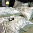 GobekUsa Silky Eucalyptus Fiber Bedding Set - Forest Leopard