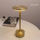 Retro metallic simple charging led desk lamp for restaurant or bedroom by Decorbites