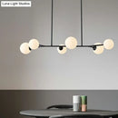 GobekUsa Simplicity Opal Glass Molecular Island Suspension Light for Dining Rooms