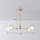 GobekUsa Simplicity Opal Glass Molecular Island Suspension Light for Dining Rooms