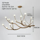 GobekUsa Simulation Iron Tree Branch Bubble Chandelier