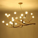 GobekUsa Simulation Iron Tree Branch Bubble Chandelier