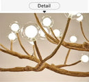 GobekUsa Simulation Iron Tree Branch Bubble Chandelier