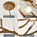 GobekUsa Simulation Iron Tree Branch Bubble Chandelier