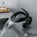 GobekUsa Single Handle Waterfall Bathroom Sink Faucet