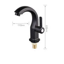 Modern chrome & matte black single lever water purifier kitchen faucet by Decorbites