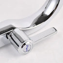 Modern chrome & matte black single lever water purifier kitchen faucet by Decorbites