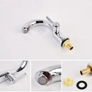 Modern chrome & matte black single lever water purifier kitchen faucet by Decorbites