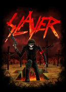 Slayer heavy metal black & red canvas posters bedroom wall art