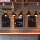GobekUsa Sleek Black Spiral Rope Pendant Light Fixture with Loft Style Bar Island Lamp and Cone Shade