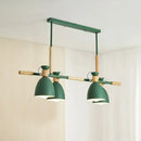 GobekUsa Sleek Dome Shade Island Pendant Light with Metallic Finish - Ideal for Dining Rooms