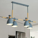 GobekUsa Sleek Dome Shade Island Pendant Light with Metallic Finish - Ideal for Dining Rooms