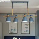 GobekUsa Sleek Dome Shade Island Pendant Light with Metallic Finish - Ideal for Dining Rooms