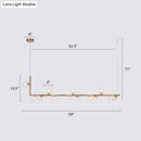 GobekUsa Sleek Glass Pendant Light for Dining Room with Hanging Island Design