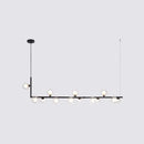 GobekUsa Sleek Glass Pendant Light for Dining Room with Hanging Island Design
