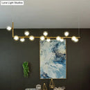GobekUsa Sleek Glass Pendant Light for Dining Room with Hanging Island Design