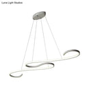 GobekUsa Sleek LED Island Pendant Light Fixture for Restaurants - Simplicity Metal Design