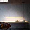 GobekUsa Sleek Metal Black LED Pendant Lamp for Stylish Island Table